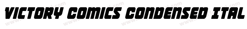 Victory Comics Condensed Ital Conde字体转换